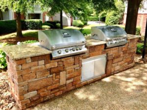 Multi-Family Grilling Station Amenity
